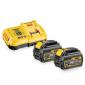 DEWALT® - PACK 2 BATTERIES FLEXVOLT XR 54 V 6 Ah + CHARGEUR