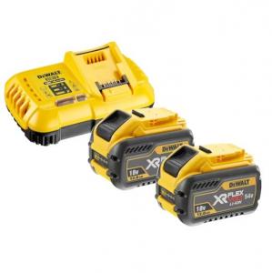 DEWALT® - PACK 2 BATTERIES XR FLEXVOLT 18 V / 54 V + CHARGEUR RAPIDE