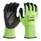 MILWAUKEE® - GANTS ANTI-COUPURE NIVEAU 3 HAUTE VISIBILITÉ